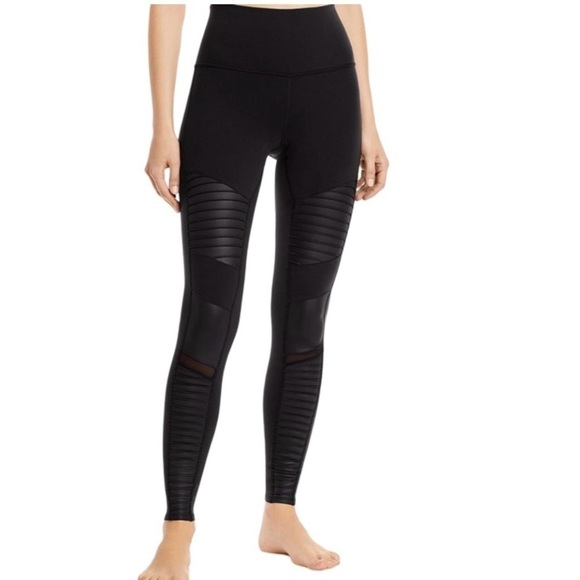Alo Yoga High-Waist Moto Legging Black XS - Picture 6 of 12